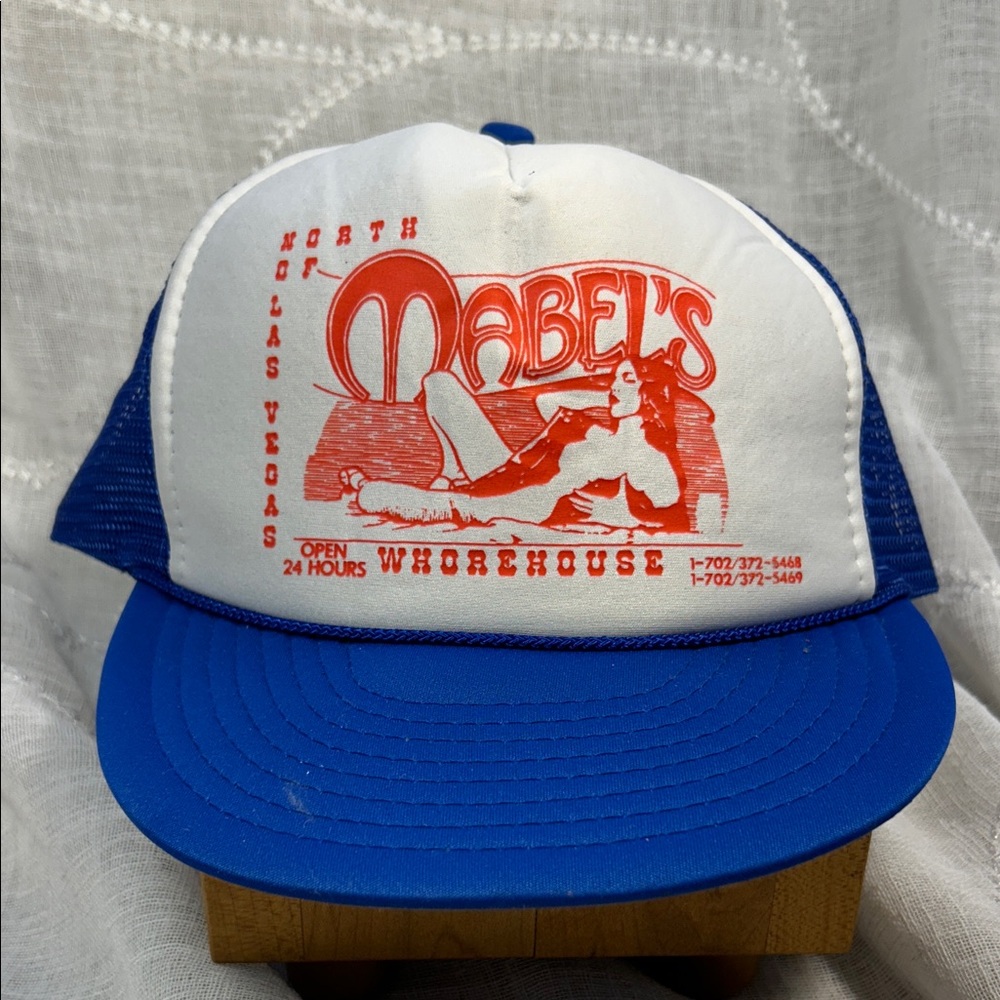 Vintage Mabel’s North of Las Vegas collectable trucker hat baseball cap